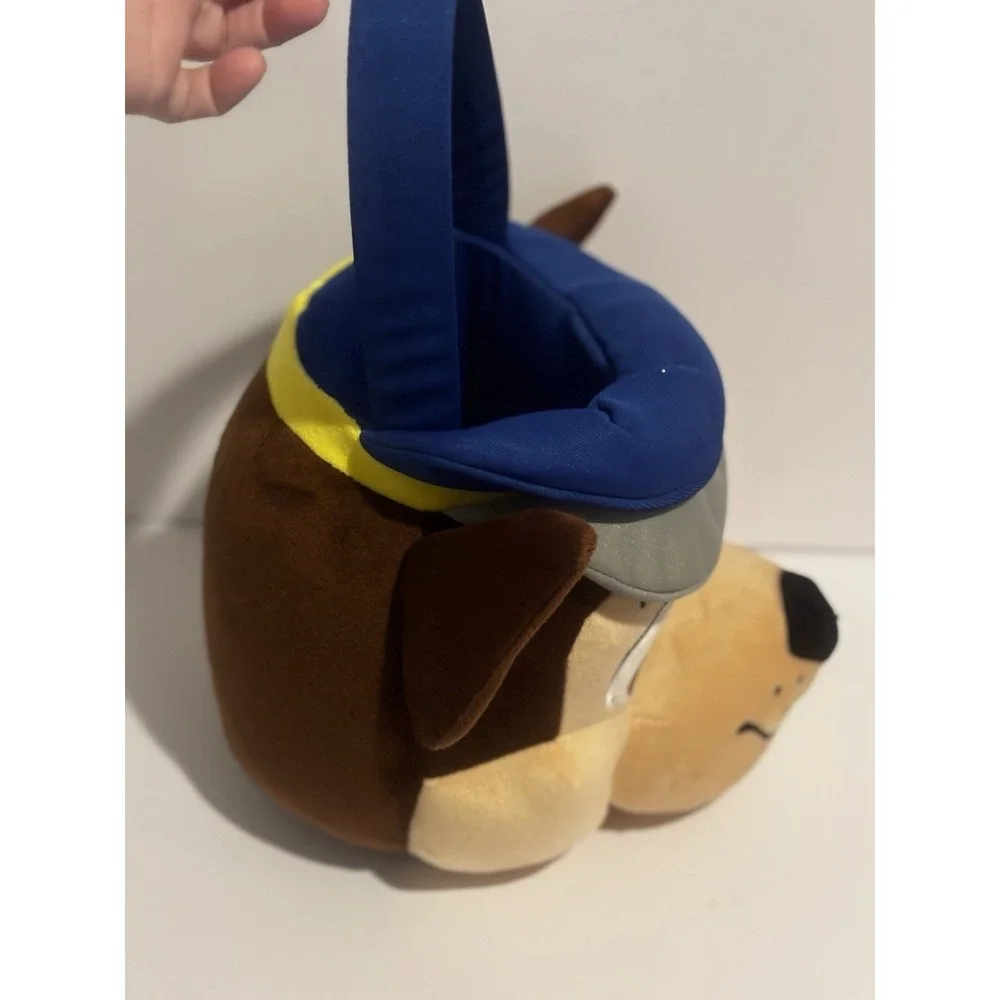 NEW Paw‎ Patrol Chase Bucket Plush Easter Halloween Basket 12